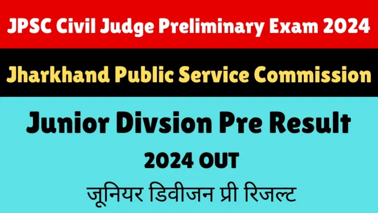 JPSC Civil Judge